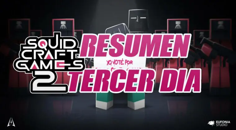 Imagen de Squid Craft Games 2: Resumen y muertes del tercer día