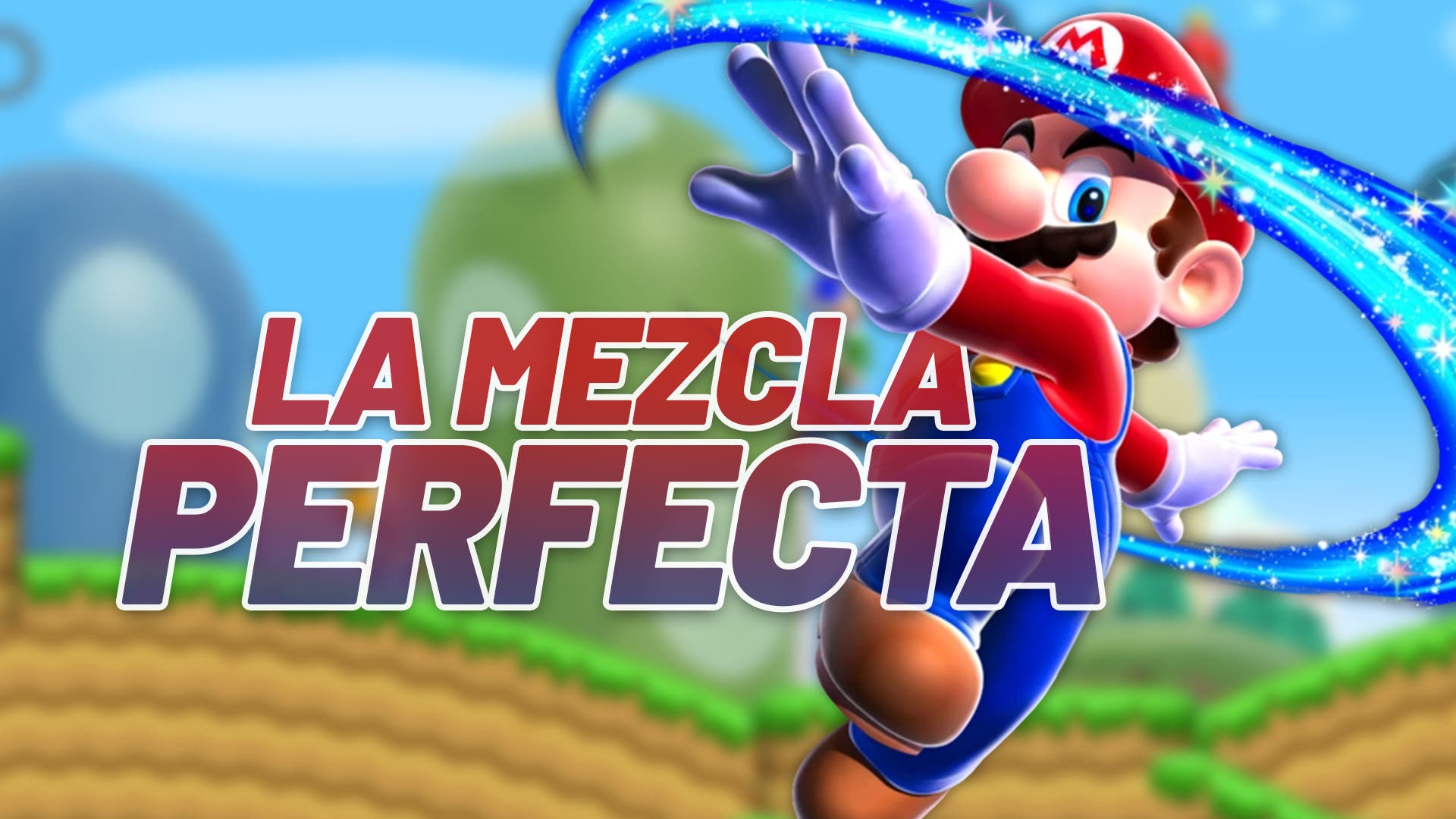It is the combination of New Super Mario Bros.  and Super Mario Galaxy you’ll want to try