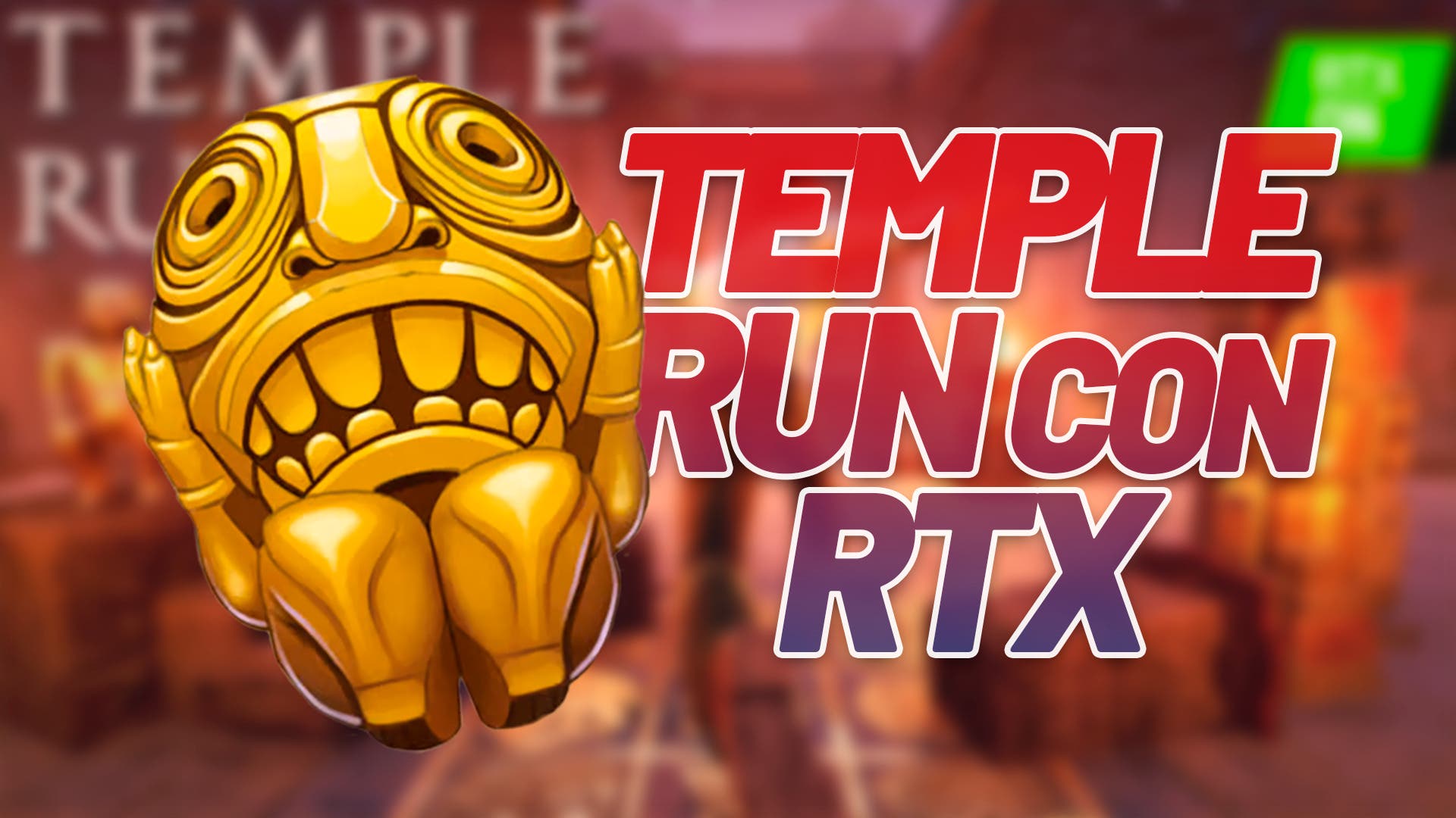 Be blown away by this fan-made remake of the classic Temple Run;  With graphics and RTX!