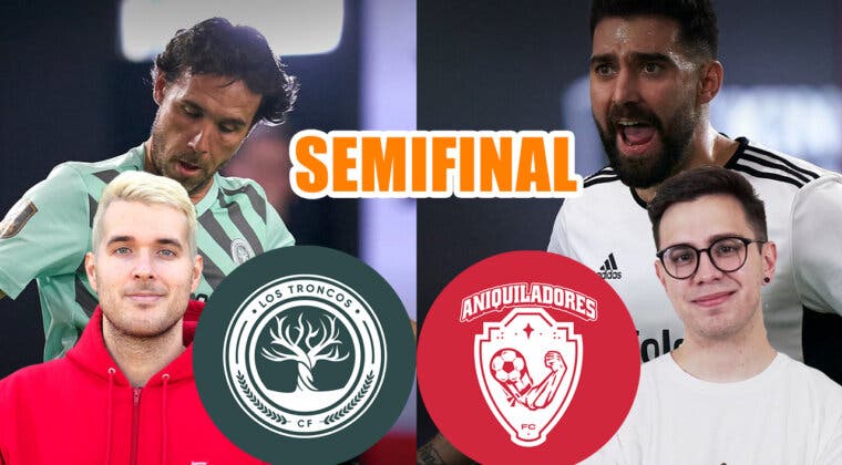 Imagen de Kings League Final Four: Aniquiladores FC vs Los Troncos FC resumen y resultado de la semifinal en el Camp Nou con penaltis presidente