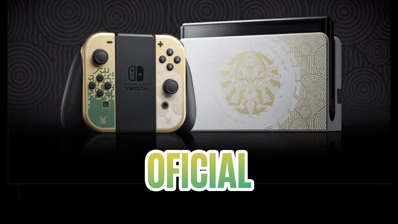 La Nintendo Switch OLED Edición Zelda: Tears of the Kingdom ya es OFICIAL:  precio, fecha de salida y más