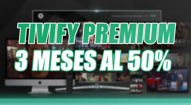 Imagen de Tivify Premium: a la mitad de precio durante 3 meses