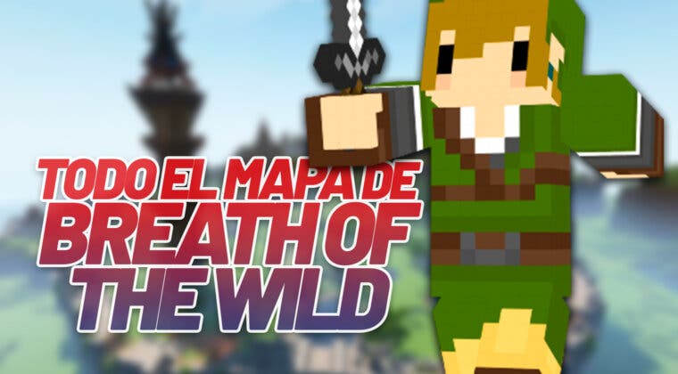 Imagen de Recrean el mapa completo de Zelda: Breath of the Wild en Minecraft y el resultado es increíble