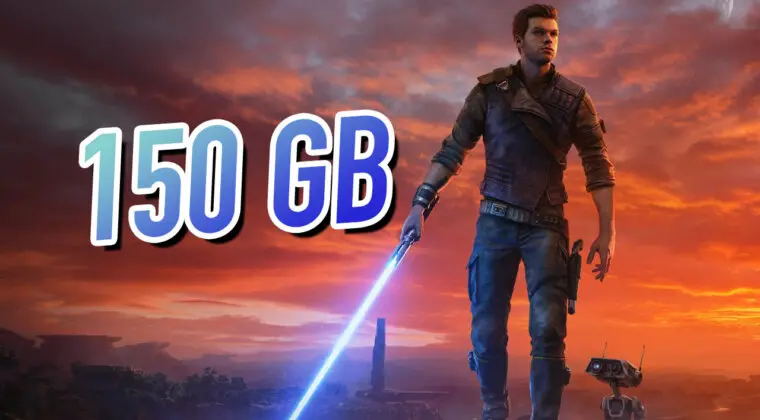 Imagen de Star Wars Jedi: Survivor pesa 150 GB en PS5: ve haciendo hueco que ya hay fecha de predescarga