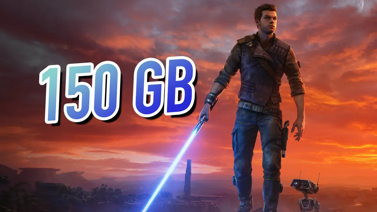 150 gb star wars jedi survivor