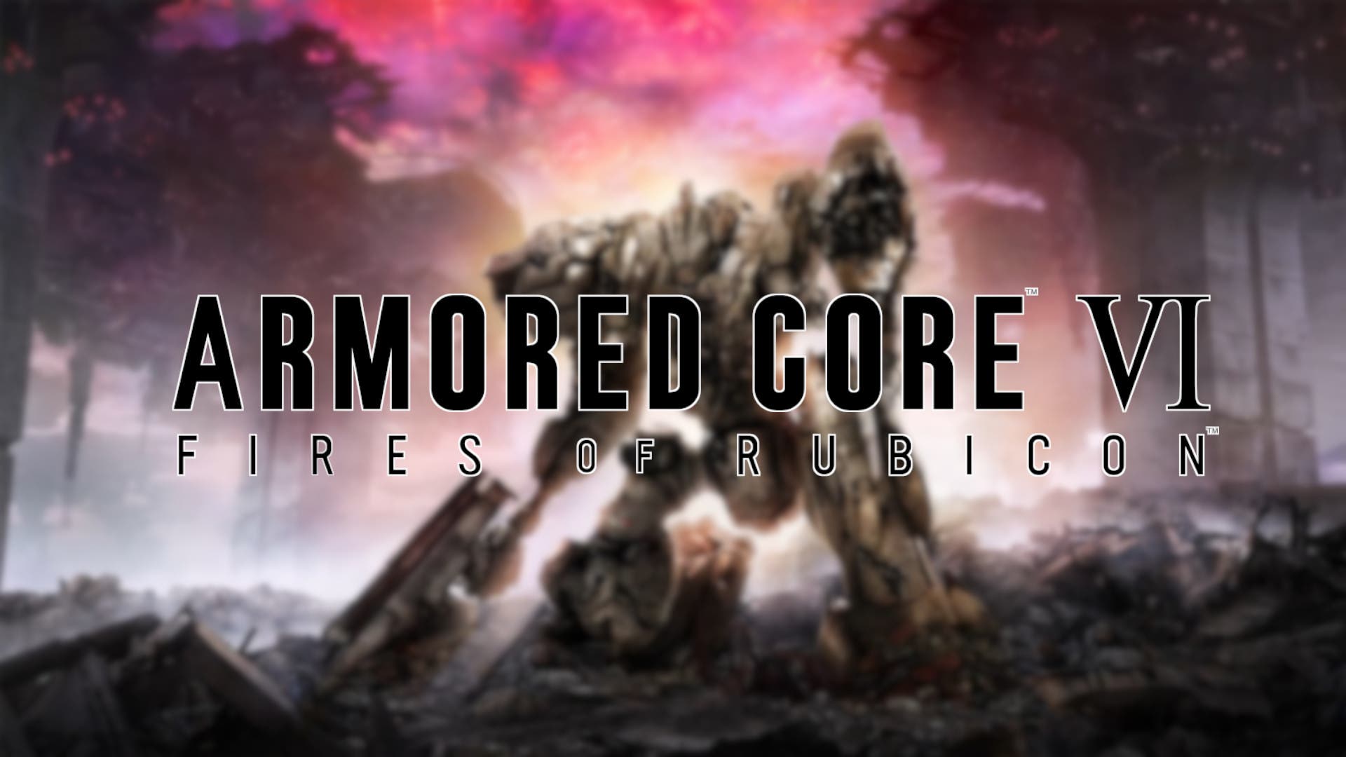 Armored Core VI reappears with a new image;  Trailer coming soon?