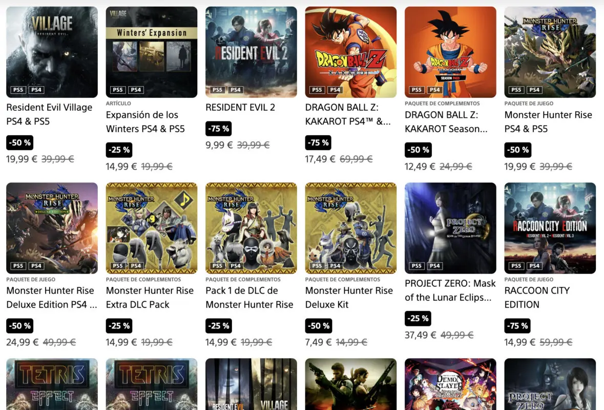Ofertas de la Semana Dorada de PS Store