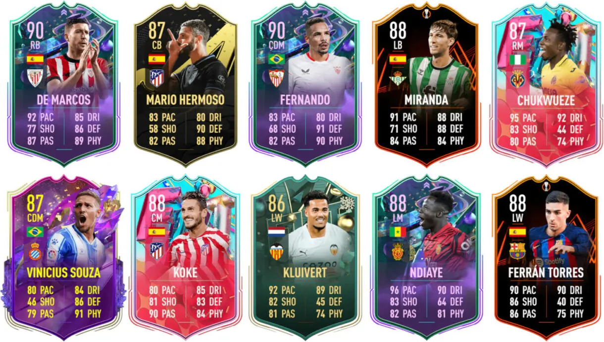 Diez cartas FIFA 23 Ultimate Team que considero gangas de LaLiga Santander