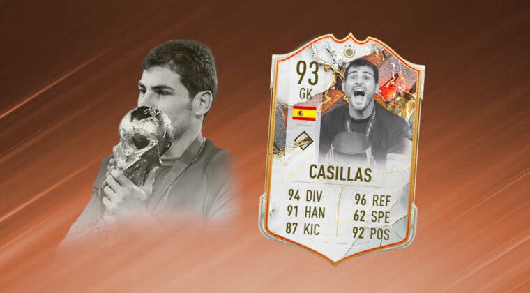 Imagen de FIFA 23: review de Iker Casillas Icono Trophy Titans. ¿Es un portero de primer nivel?