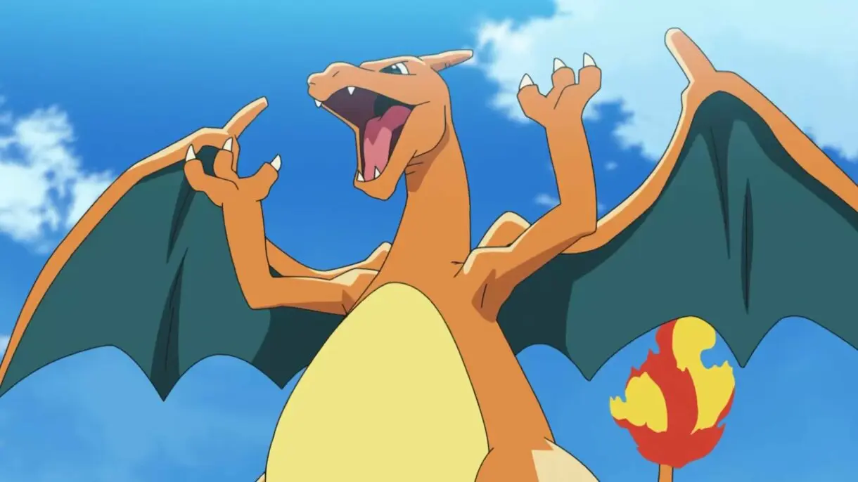 Charizard de Ash anime Pokemon