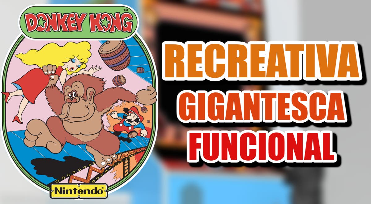 The Museum of Play in New York is hosting a giant Donkey Kong arcade game, AND you can play with it!