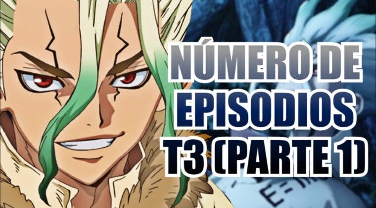 Imagen de Dr. Stone: Este es el número de episodios de la temporada 3 del anime (parte 1)