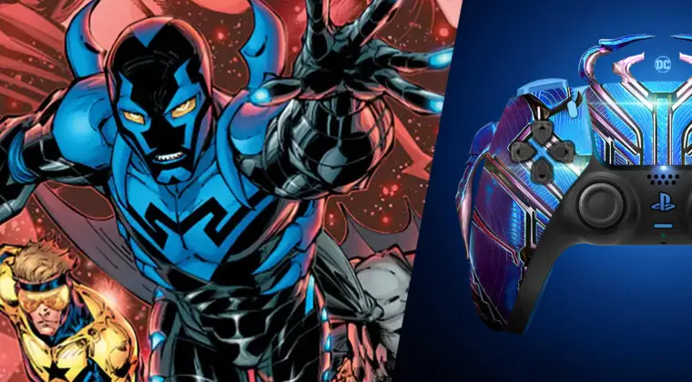 Imagen de El espectacular DualSense con un diseño inspirado en Escarabajo Azul que querrás tener para jugar en tu PS5