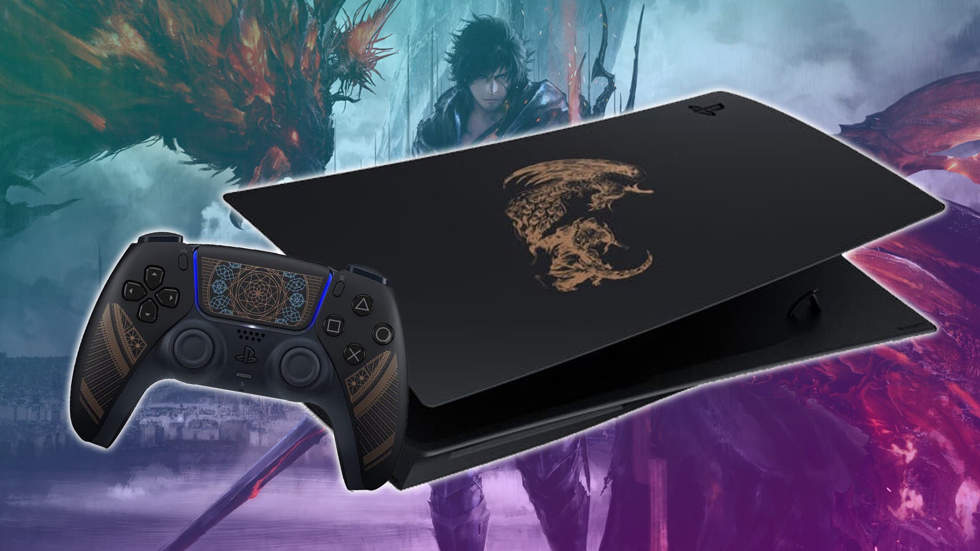El mando y cubiertas para PS5 inspiradas en Final Fantasy XVI que