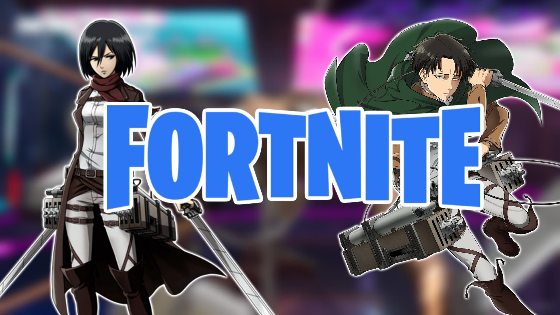 Fortnite presents Mikasa and Levi skins (Attack on Titan): first trailer and release date