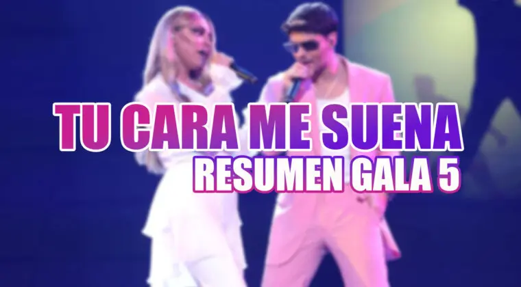 Imagen de Actuaciones, votaciones y ganador de la Gala 5 de Tu cara me suena 10