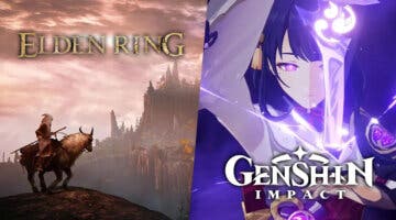 Imagen de Genshin Impact se fusiona con Elden Ring: este mod introduce a Shogun Raiden y Lumine en el juego de FromSoftware