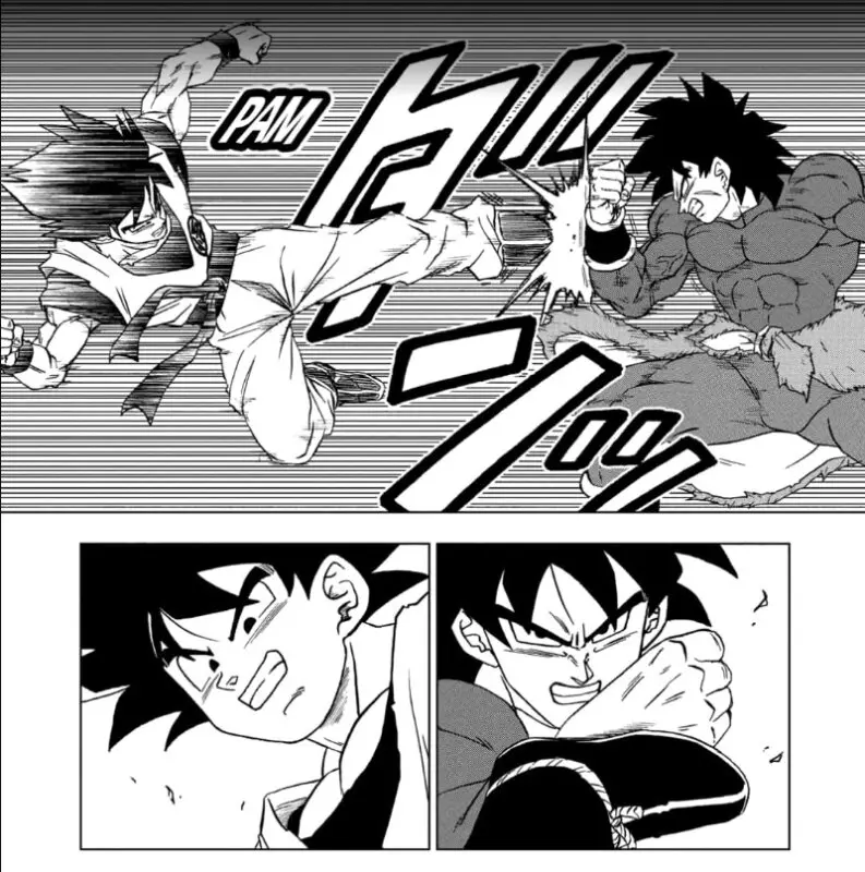 goku broly entrenamiento