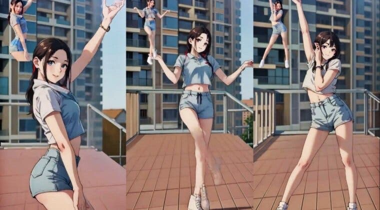 Imagen de Una bailarina usa una IA para crear una versión anime de su baile, y el resultado es increíble