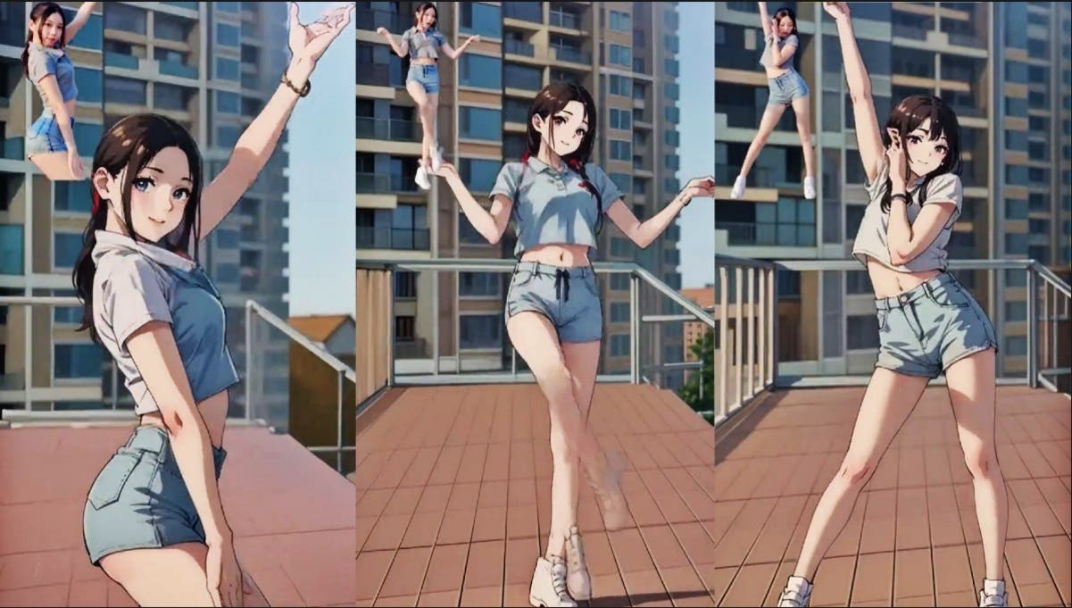 A dancer uses an AI to create an animated version of her dance, and the result is incredible