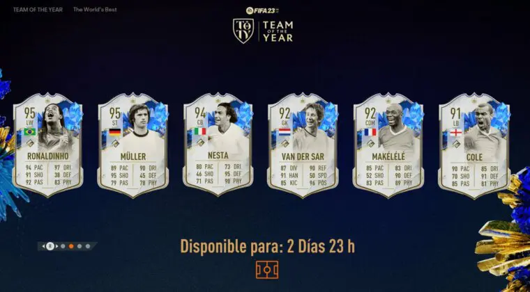 Imagen de FIFA 23: filtrado que varios Iconos del TOTY saldrían en SBC (y uno podría estar en objetivos)