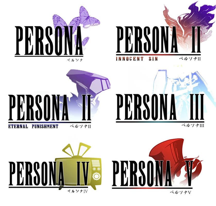 Logos de Persona al estilo de Final Fantasy