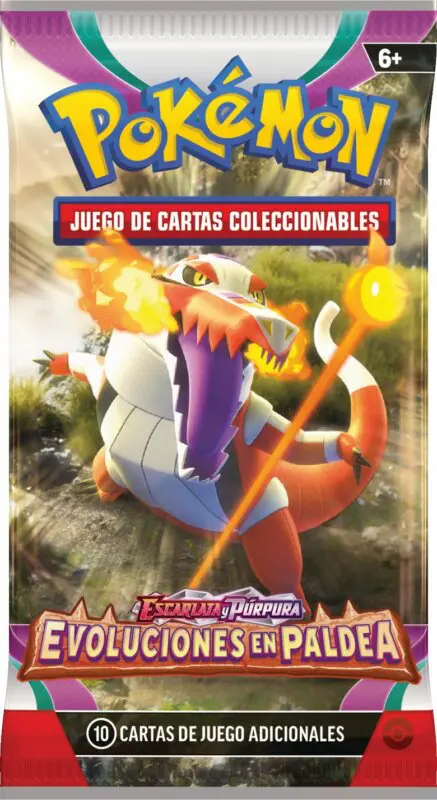 JCC Pokemon Escarlata y Purpura - Evoluciones en Paldea sobre 3