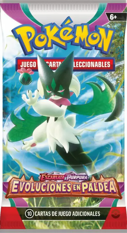 JCC Pokemon Escarlata y Purpura - Evoluciones en Paldea sobre