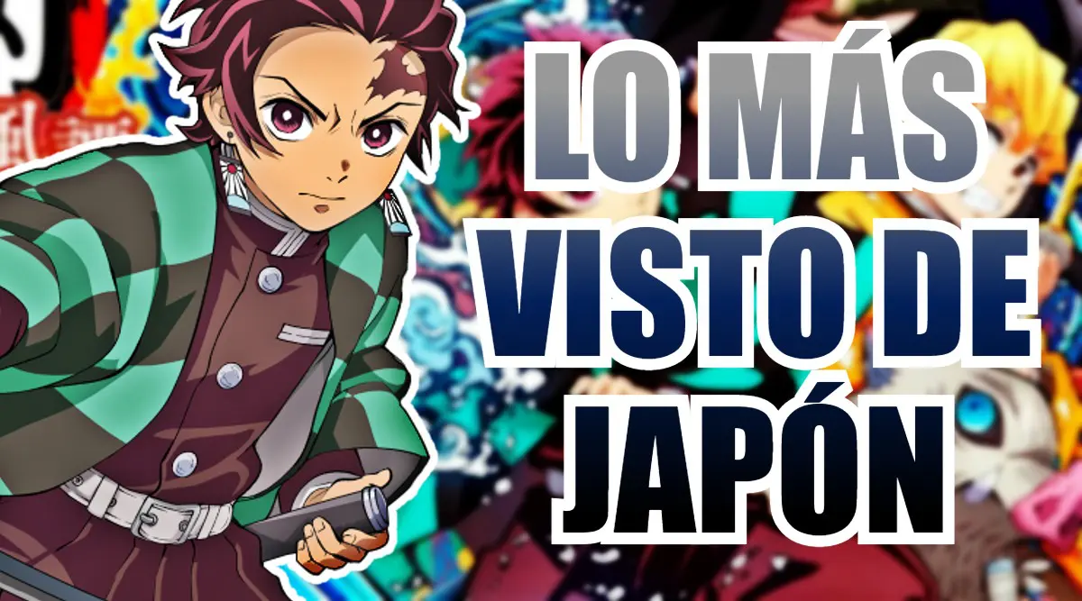 kimetsu no yaiba anime mas visto japon