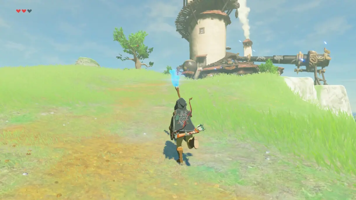 llama azul