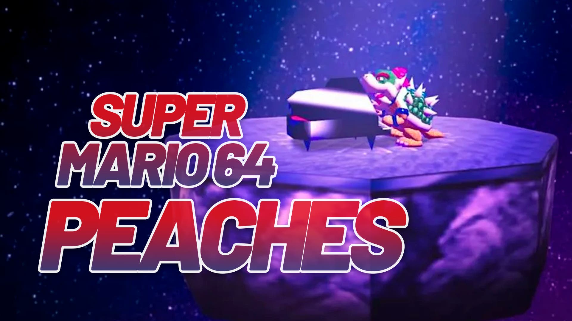 They recreate in Super Mario 64 the great song “Peaches” performed by Jack Black in the Super Mario Bros.