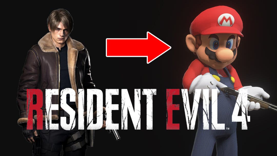 Resident Evil 4 remake mod replaces Leon and Luis with Mario and Luigi