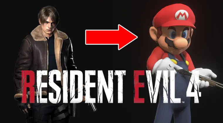 Imagen de Este loco mod de Resident Evil 4 Remake sustituye a Leon y Luis por Mario y Luigi