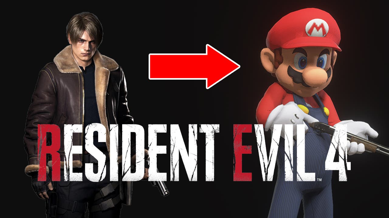 This crazy Resident Evil 4 Remake mod replaces Leon and Luis with Mario and Luigi