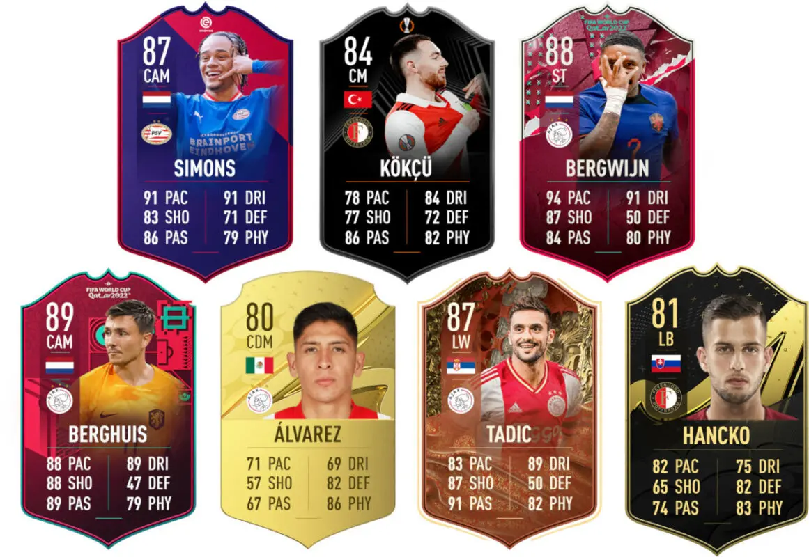 Mejores cartas en FIFA 23 Ultimate Team de los jugadores filtrados al TOTS de la Eredivisie