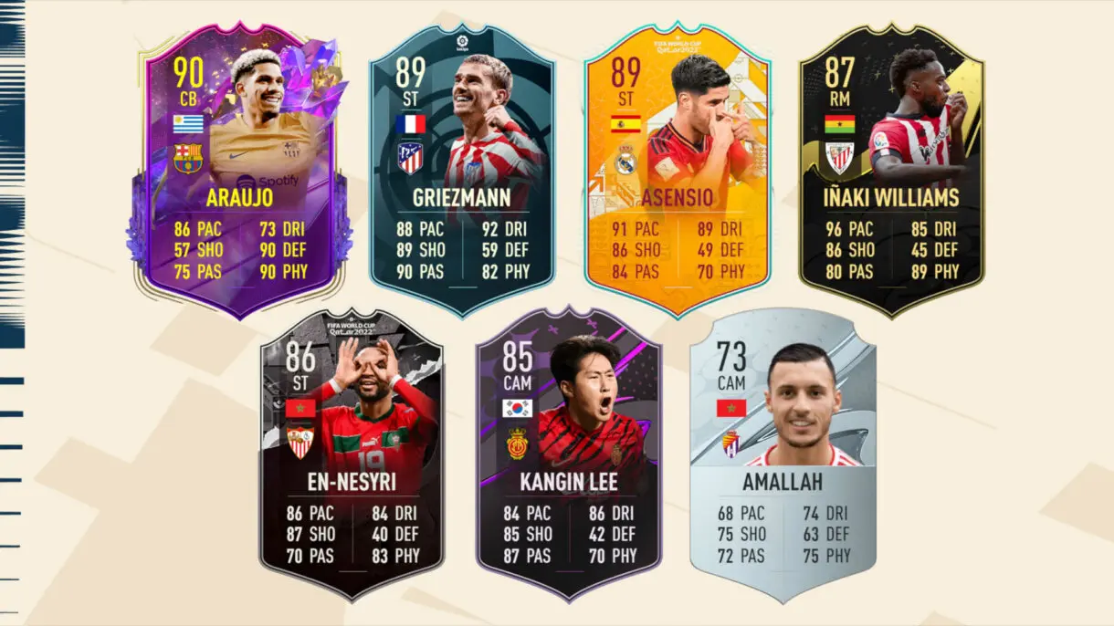 Principales cartas FIFA 23 Ultimate Team de los nominados al POTM de LaLiga Santander