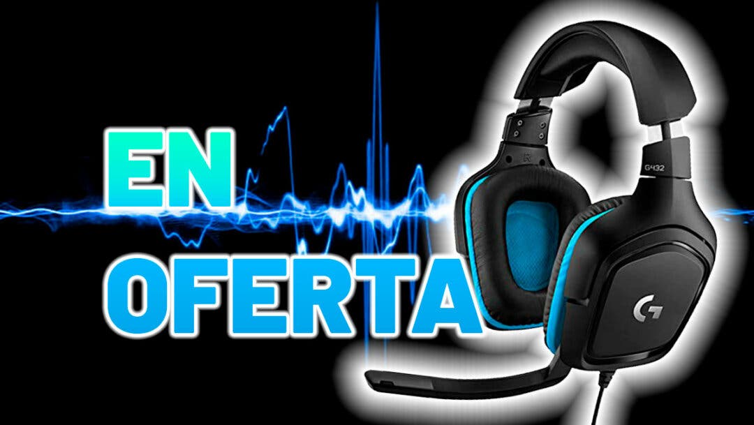 Auriculares gaming  Logitech G G432, De diadema, Cable, DTS Headphone:X  2.0, Transductores 50 mm, PC/Xbox One/PS4/Nintendo Switch, Negro y Azul