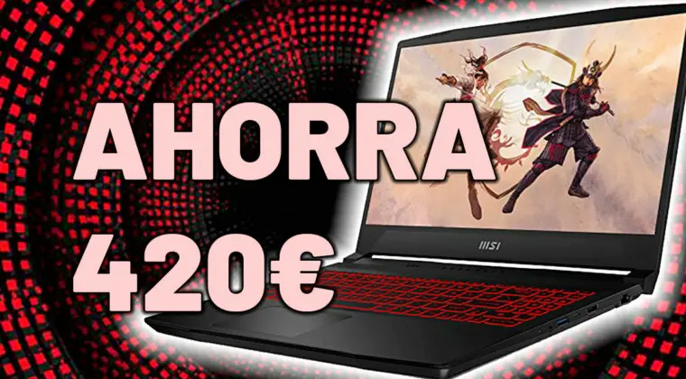 Imagen de No te pierdas el descuento de este portátil gaming MSI en Amazon
