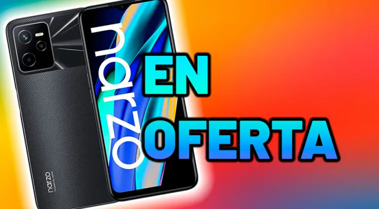 Imagen de Hazte con este móvil Realme Narzo 50A Prime que cuenta con un descuento del 24%