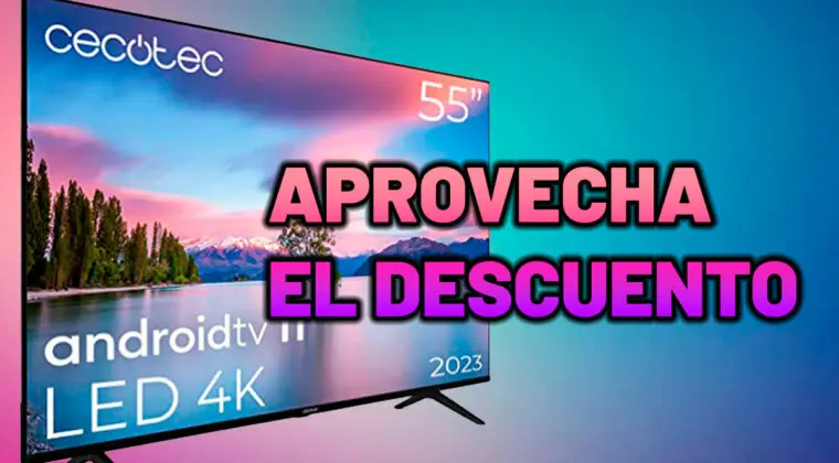 Imagen de ¡Ahorra más de 130 euros en esta TV Cecotec de 55 pulgadas!