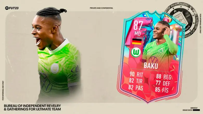 FIFA 23 Ultimate Team SBC Baku FUT Birthday