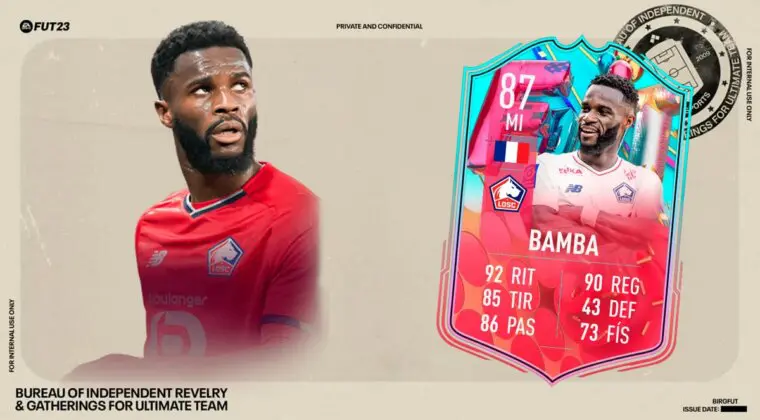 Imagen de FIFA 23: ¿Merece la pena Jonathan Bamba FUT Birthday? + Solución del SBC