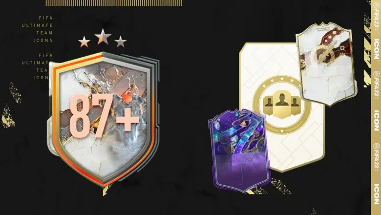 FIFA 23 Ultimate Team SBC Elección de jugador Héroe de FUT de fantasía o de la FIFA World Cup 87+