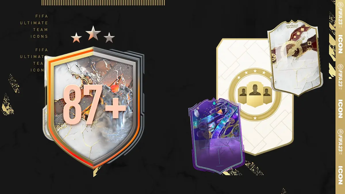 FIFA 23 Ultimate Team SBC Elección de jugador Héroe de FUT de fantasía o de la FIFA World Cup 87+