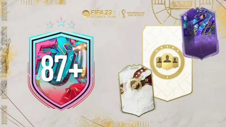 FIFA 23 Ultimate Team SBC Elección de jugador Héroe de FUT de fantasía o de la FIFA World Cup 87+