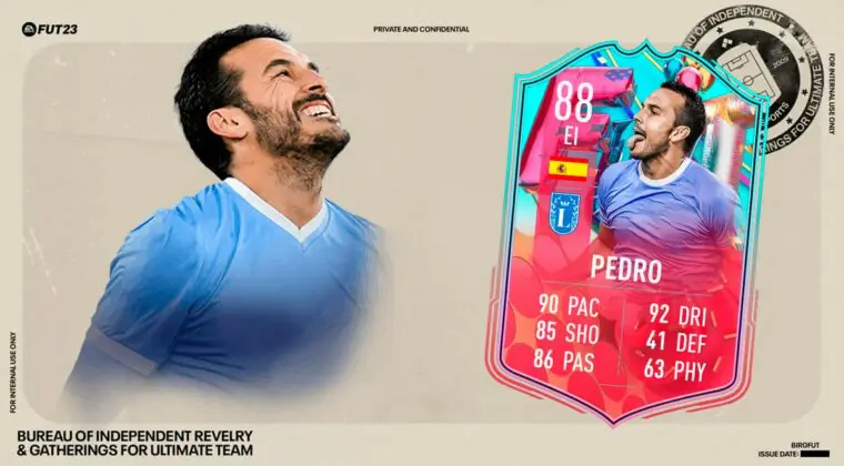 Imagen de FIFA 23: ¿Merece la pena Pedro FUT Birthday? + Solución del SBC