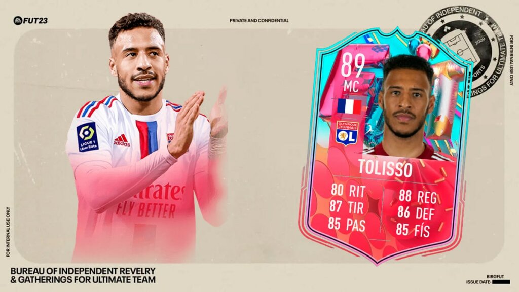 FIFA 23 Ultimate Team SBC Tolisso FUT Birthday