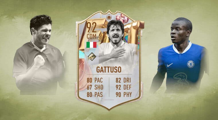 Imagen de FIFA 23: review de Gattuso Icono FUT Birthday. ¿Más interesante que Kanté y Xabi Alonso?