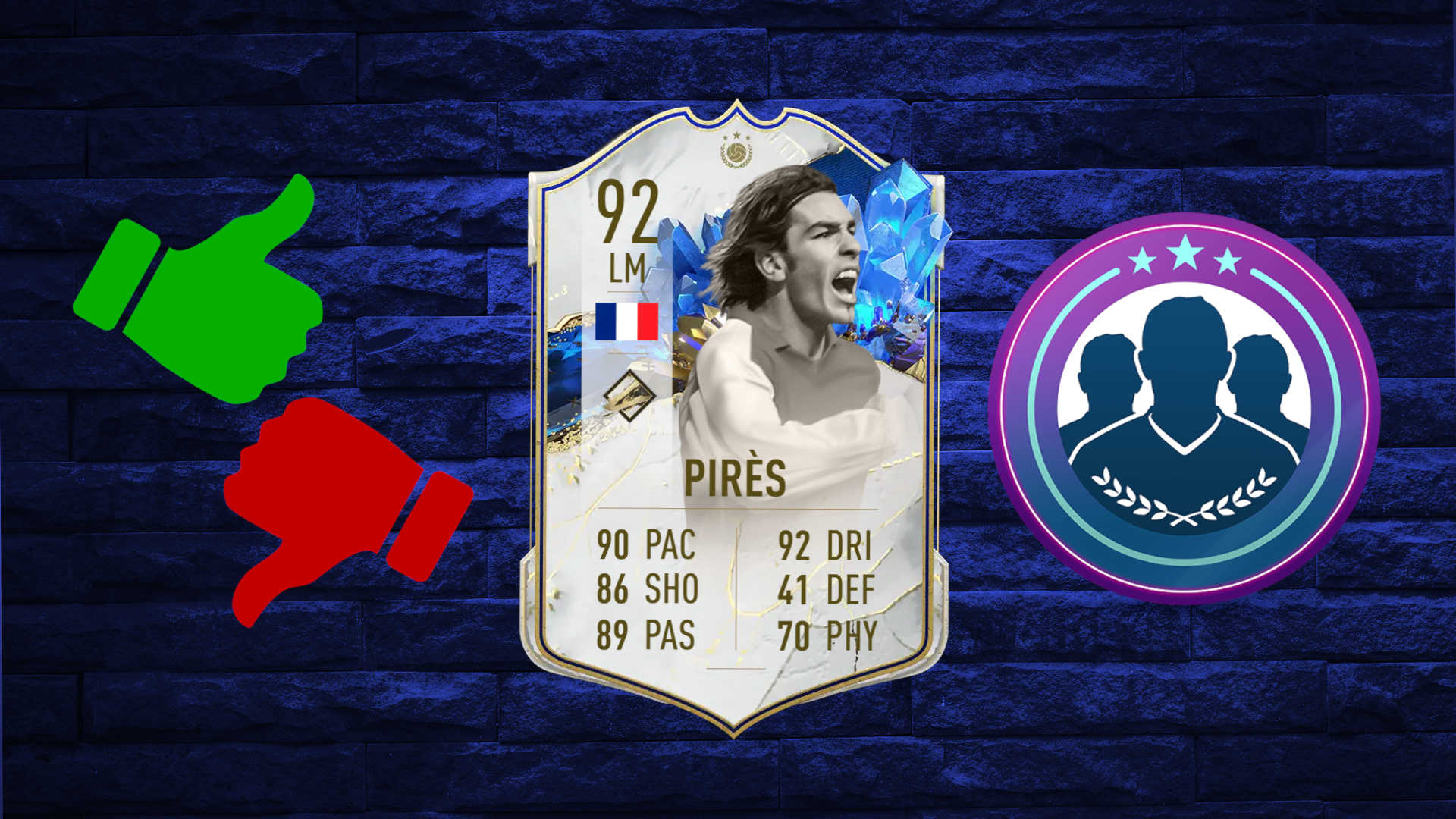 FIFA 23: Pires reviews Icon of TOTY.  Good option to wear stockings?