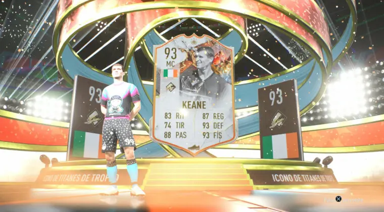 Imagen de FIFA 23: Roy Keane Icono Trophy Titans llega vía SBC con algunas stats muy llamativas